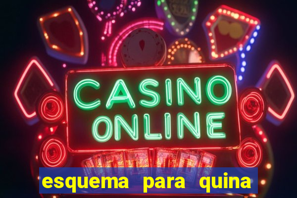 esquema para quina com 20 dezenas
